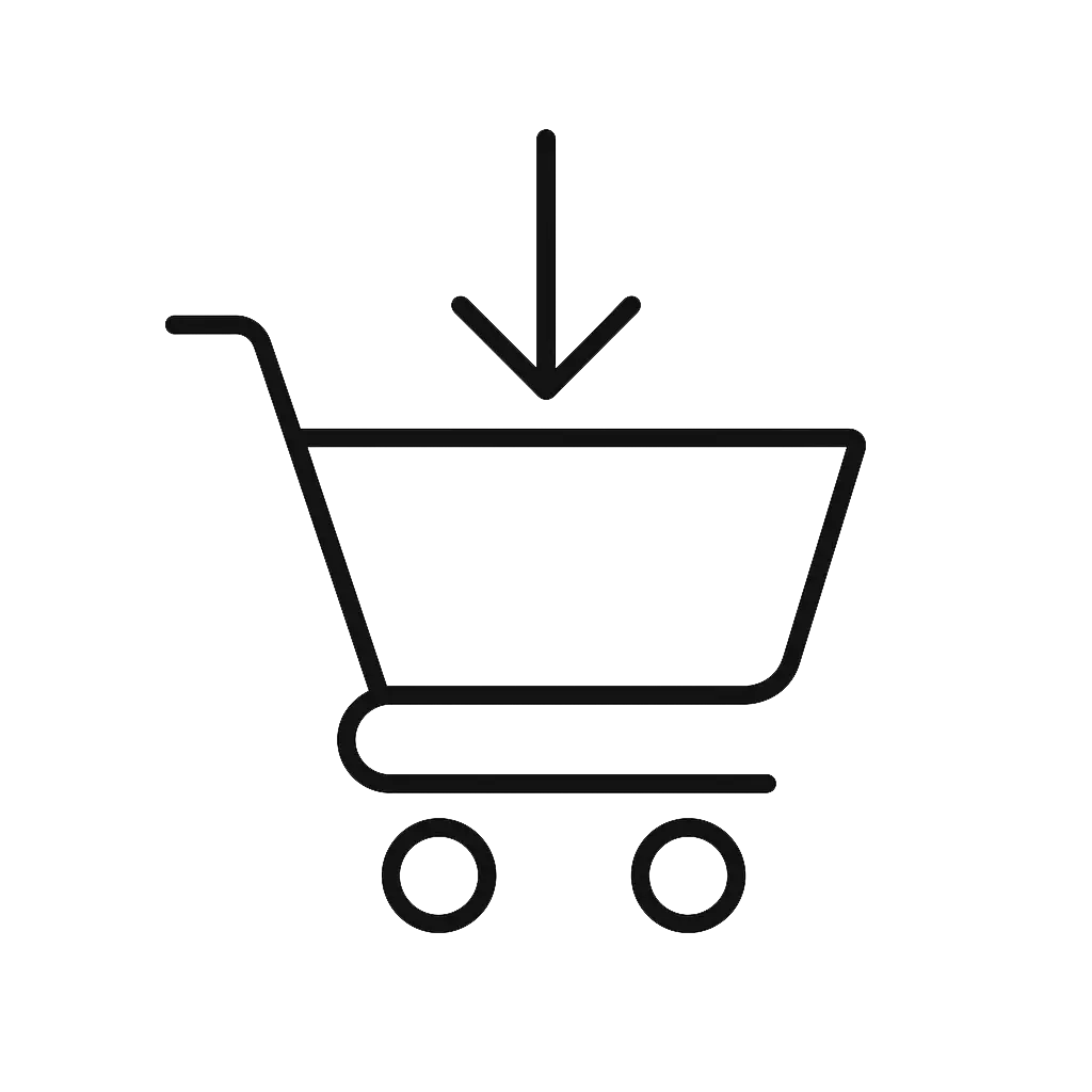 Icona shop carrello online