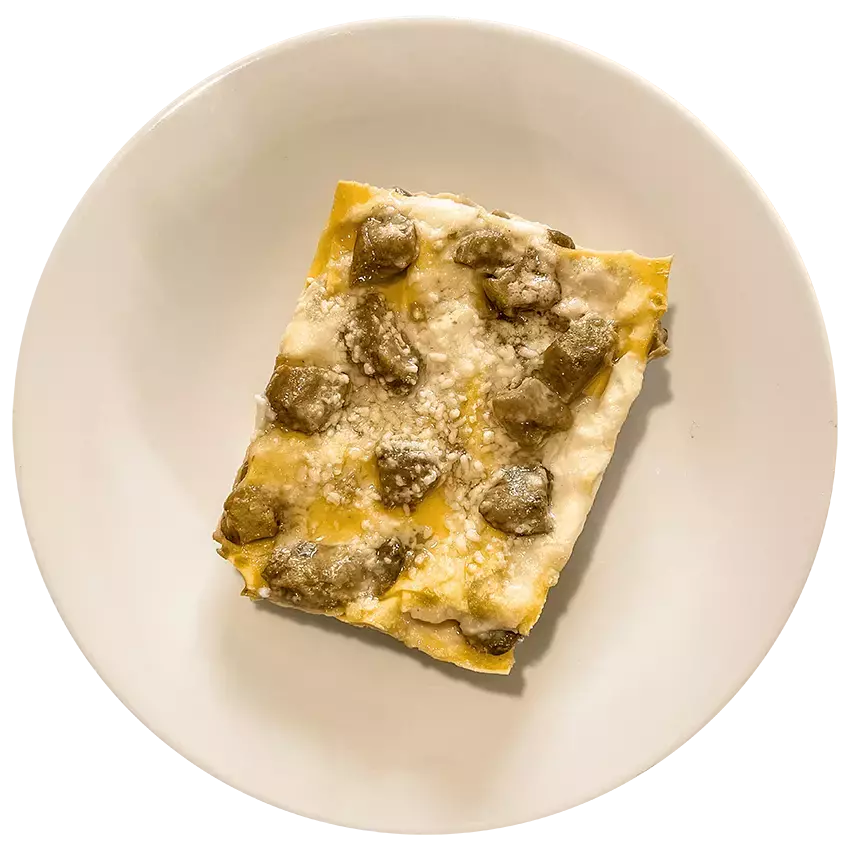 Lasagne con funghi artigianali bottega della pasta formigine