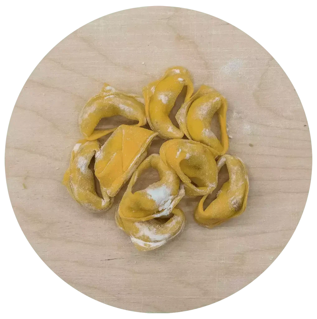 Tortelloni al radicchio artigianali bottega della pasta formigine